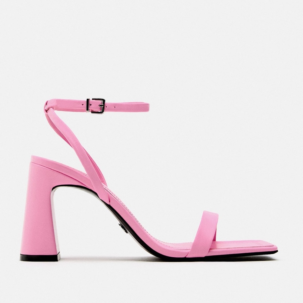 Zara chunky leather sandal. Never worn